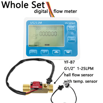 Water Flow Meter 1-25L/min Hall Water Flow Sensor